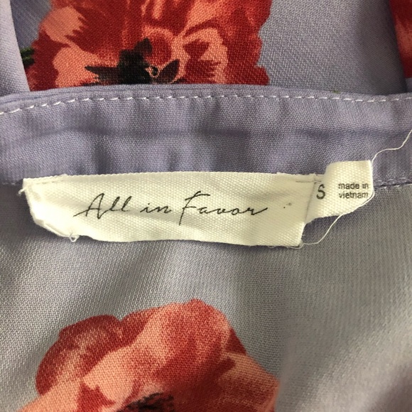 light purple flowered dress - Picture 2 of 2